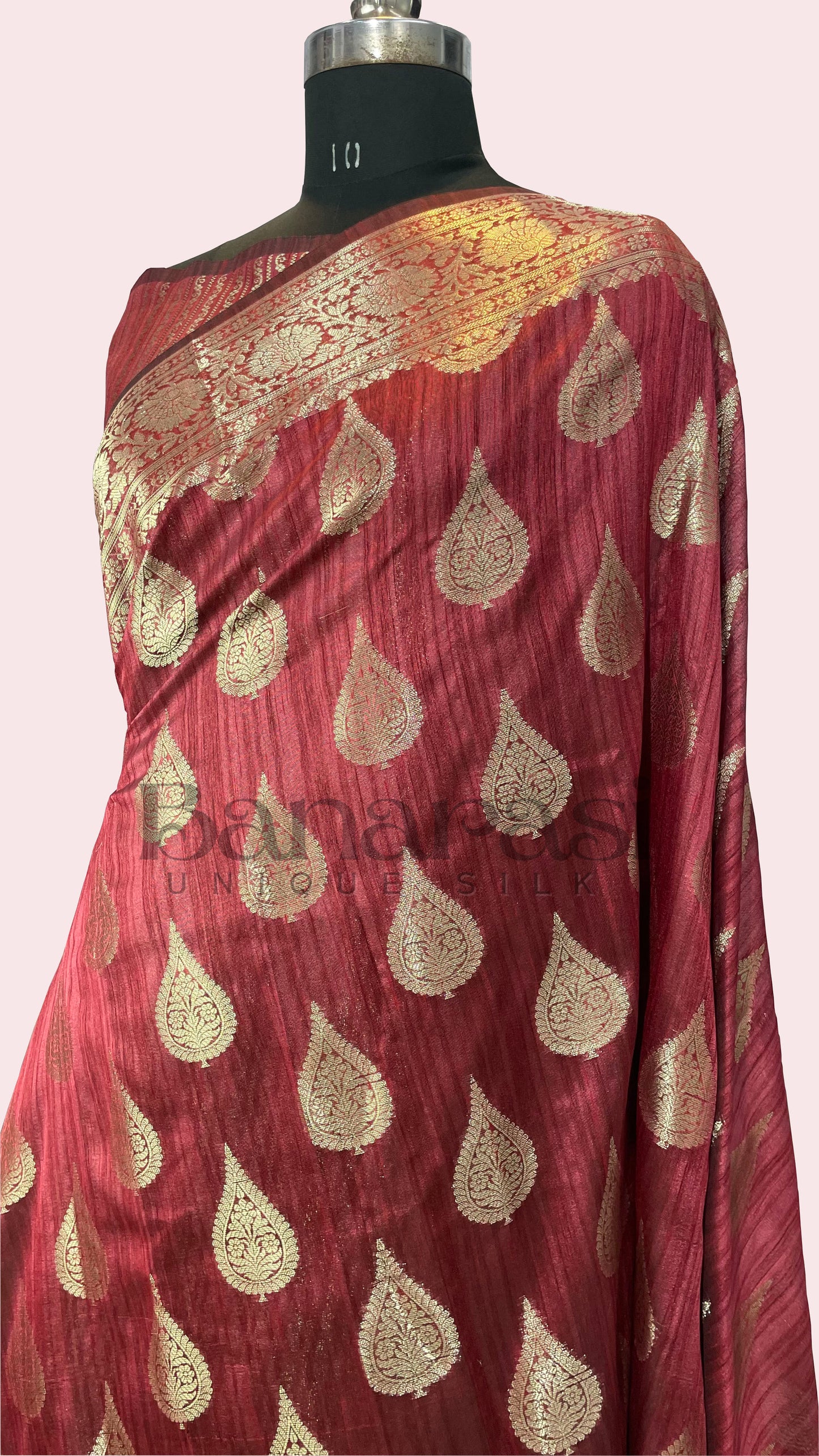 Tusser silk Banarasi Boota Saree