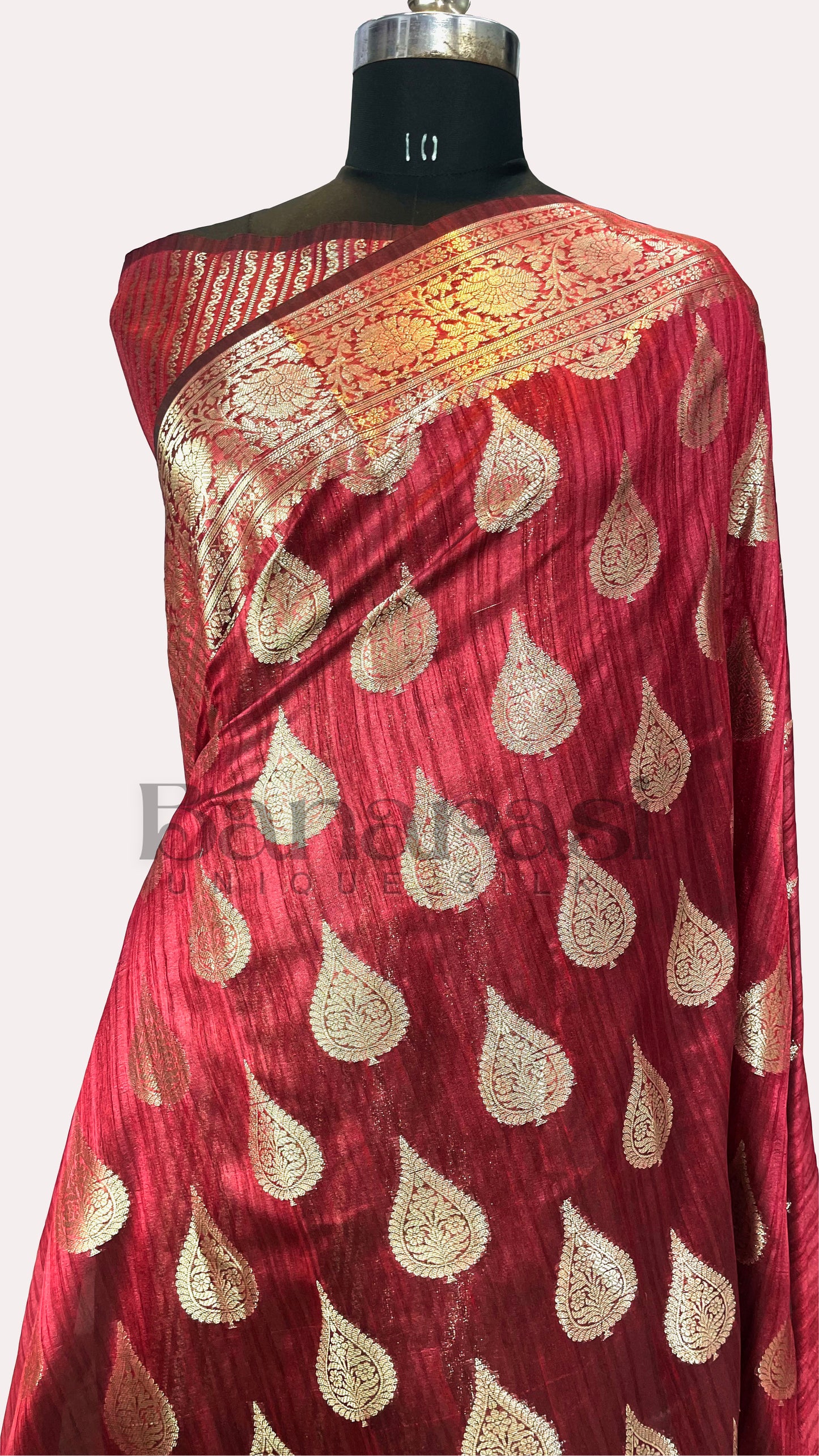 Tusser silk Banarasi Boota Saree