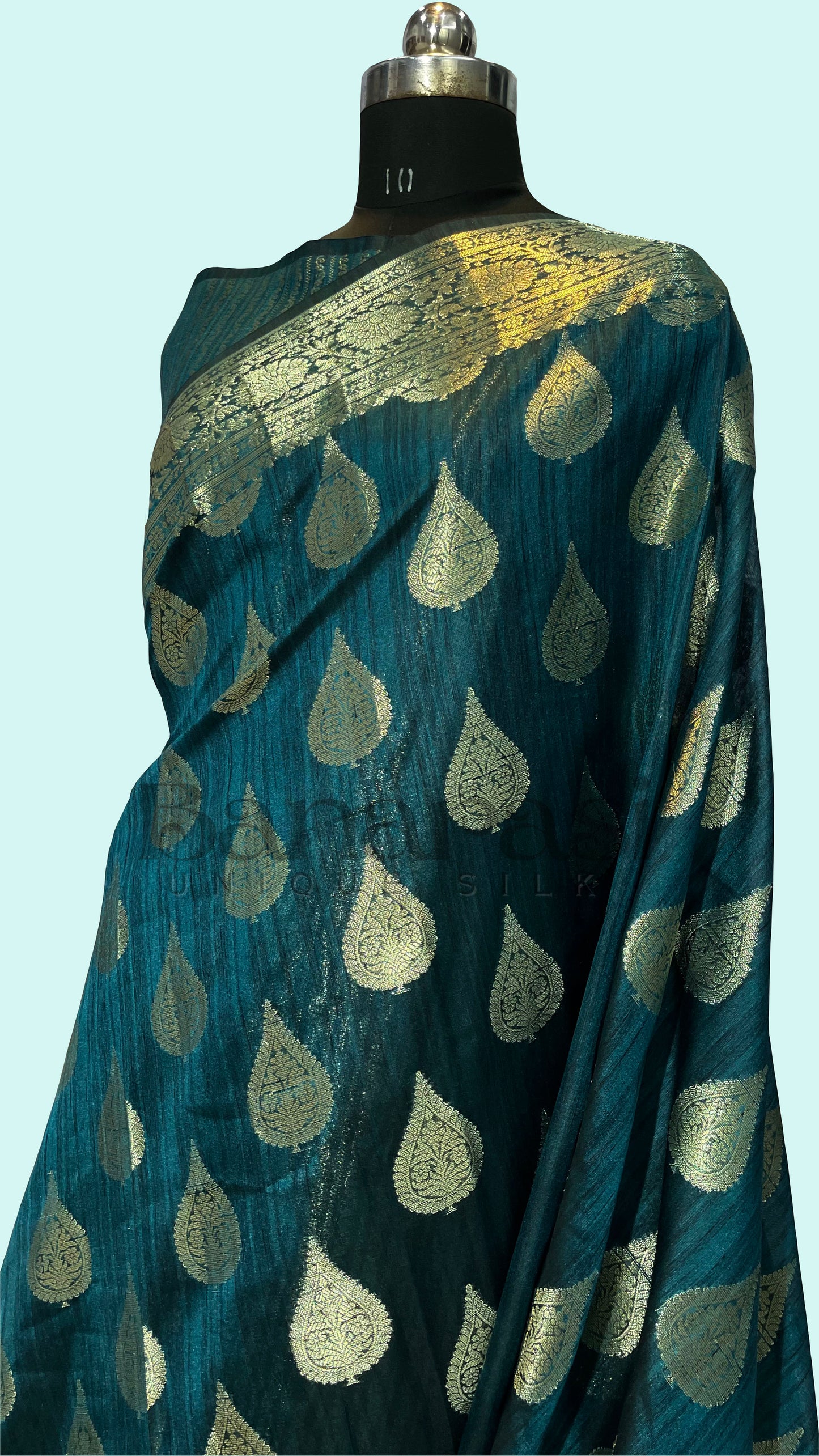 Tusser silk Banarasi Saree