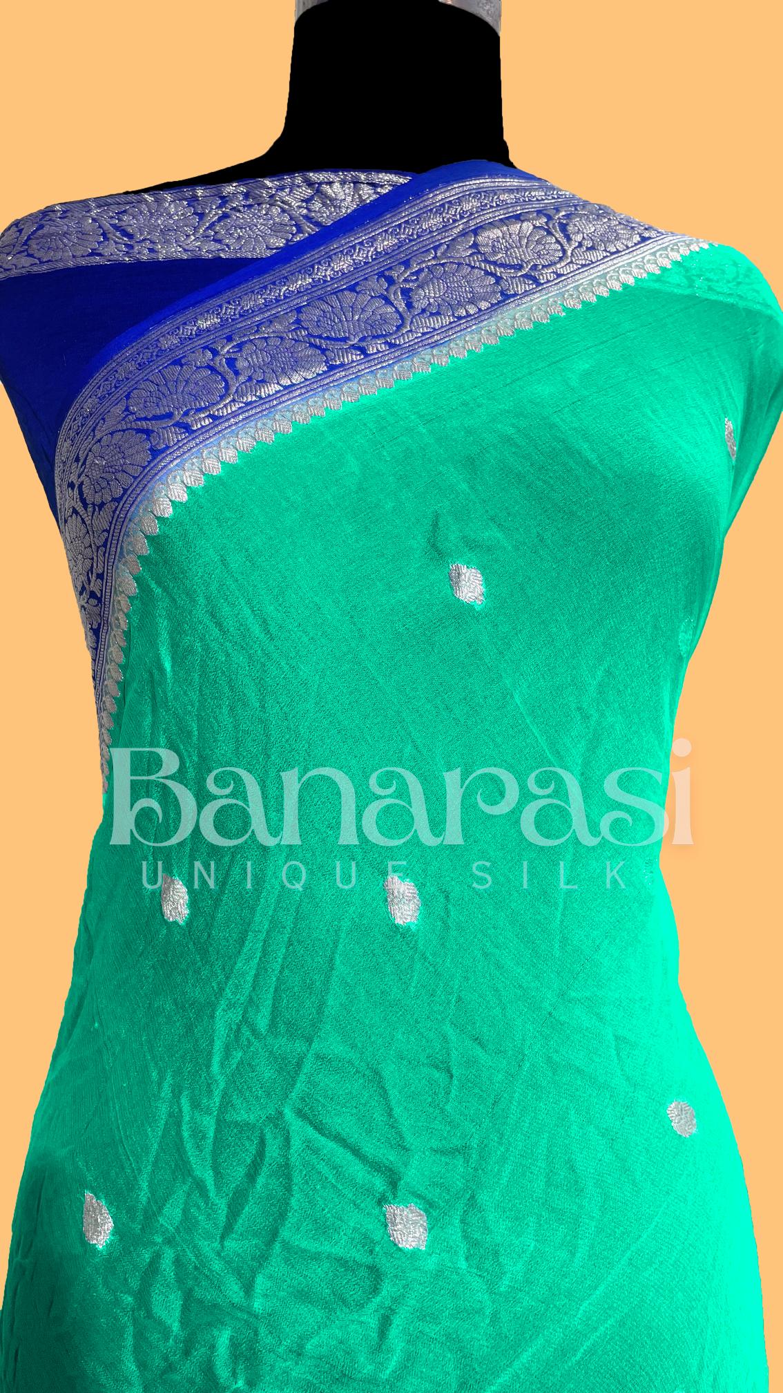 Pure Georgette Banarasi Saree