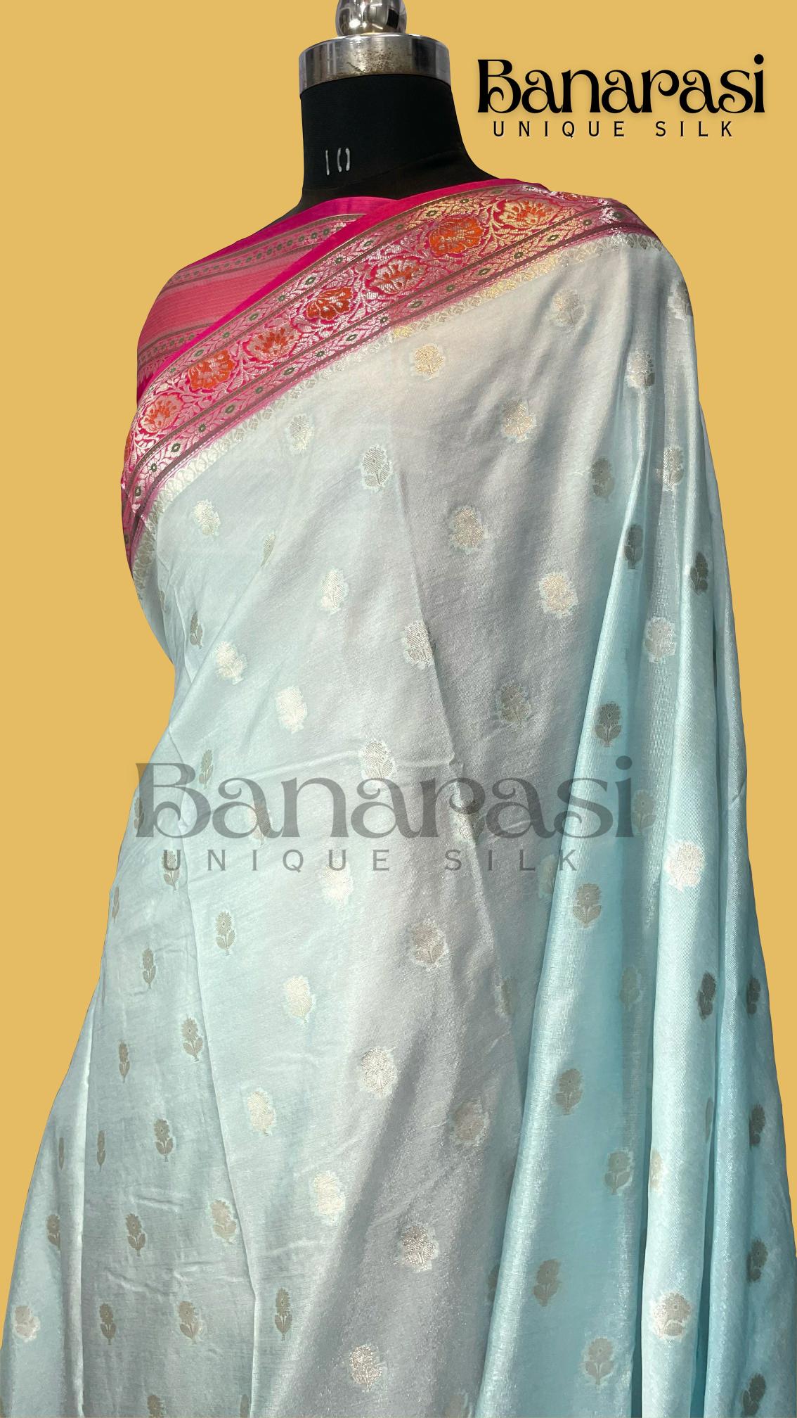 Banarasi chiniya katan soft silk saree