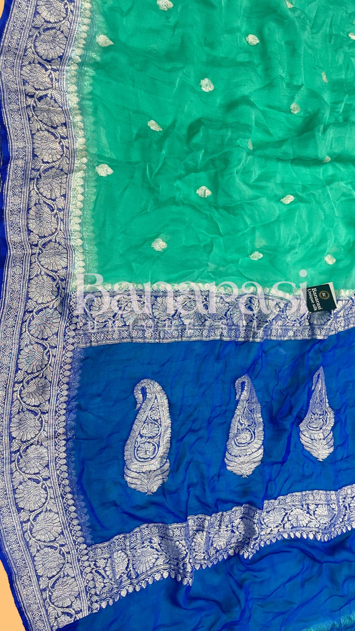 Pure Georgette Banarasi Saree