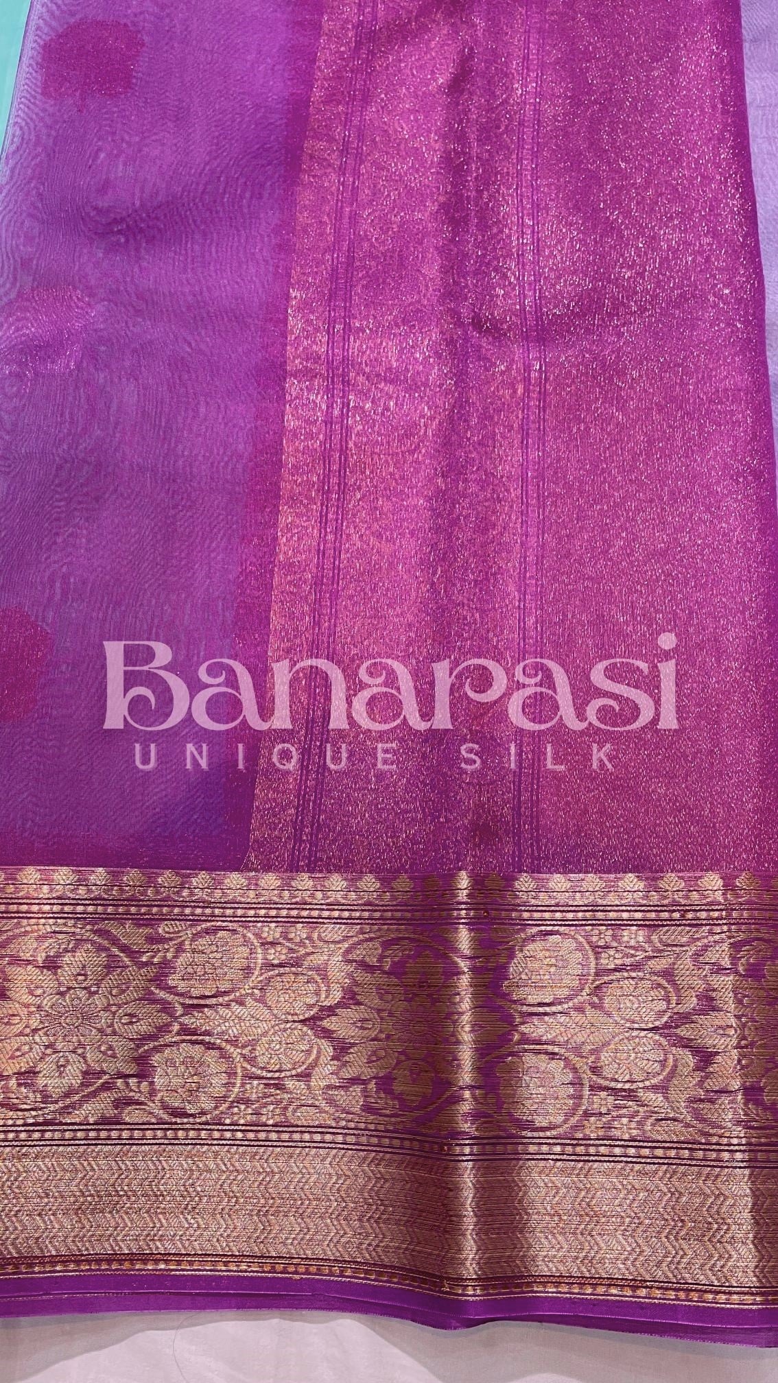 Pure Kora Handloom Banarasi Saree